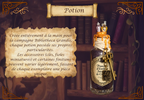 Présentation des Potions de Bibliotheca assemblées à la main, avec accessoires et finitions uniques