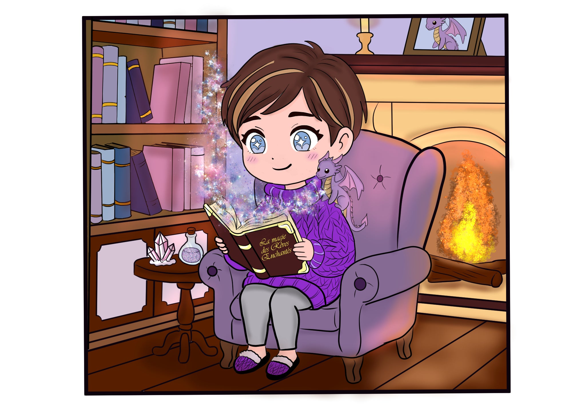 Chibi personnalisé à la demande